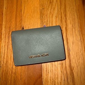 Never been used green Michael Kors bifold wallet